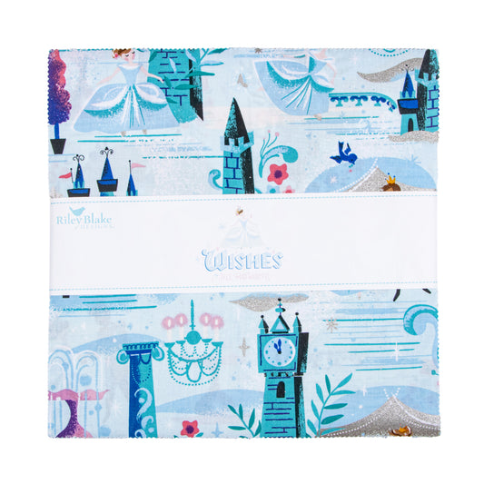 Wishes 10 Inch Stacker (42 pieces) by Jill Howarth for Riley Blake Designs (10-18070-42)