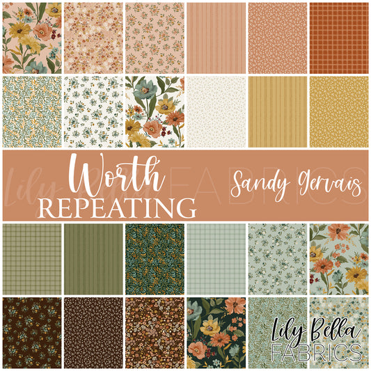 Worth Repeating Fabric Collection by Sandy Gervais for Riley Blake Designs at Lily Bella Fabrics