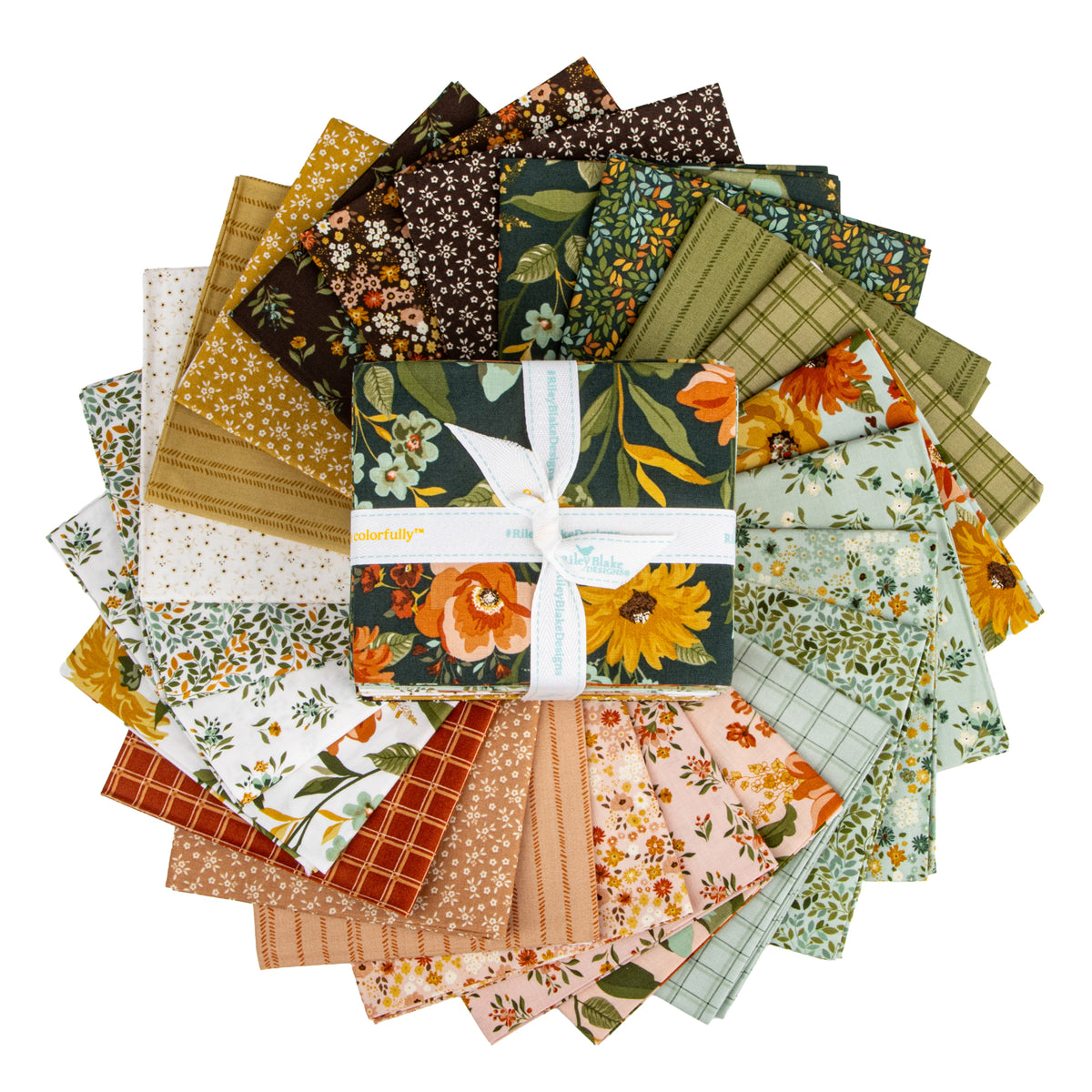 Worth Repeating Fat Quarter Bundle (24 pieces) by Sandy Gervais for Riley Blake Designs (FQ-18260-24)
