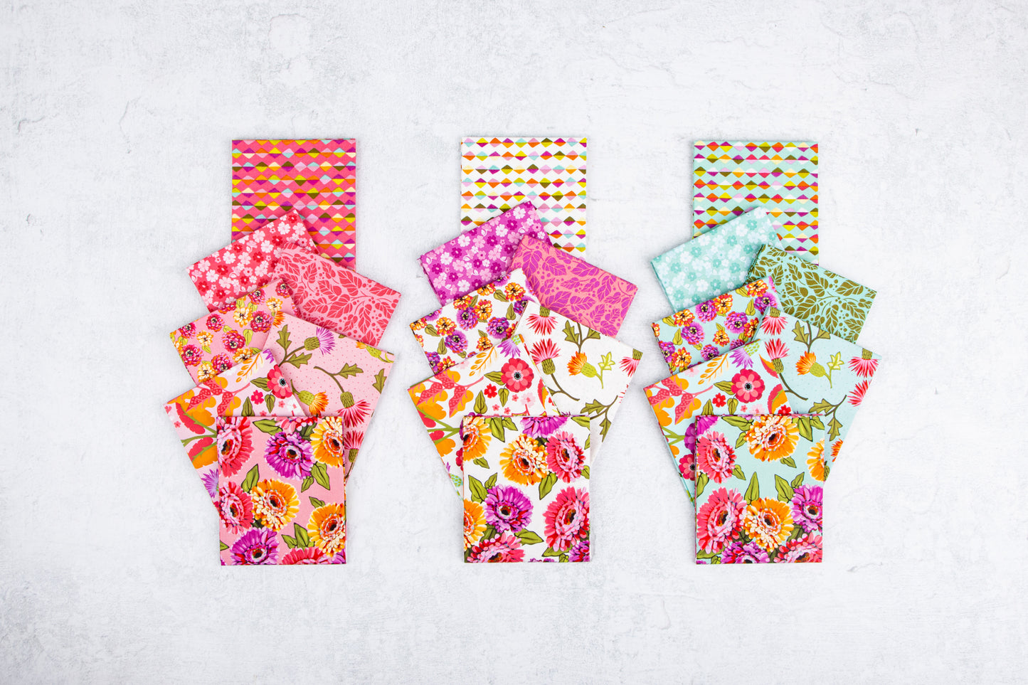Zinnias Fabric Collection by Lila Tueller for Riley Blake Designs at Lily Bella Fabrics
