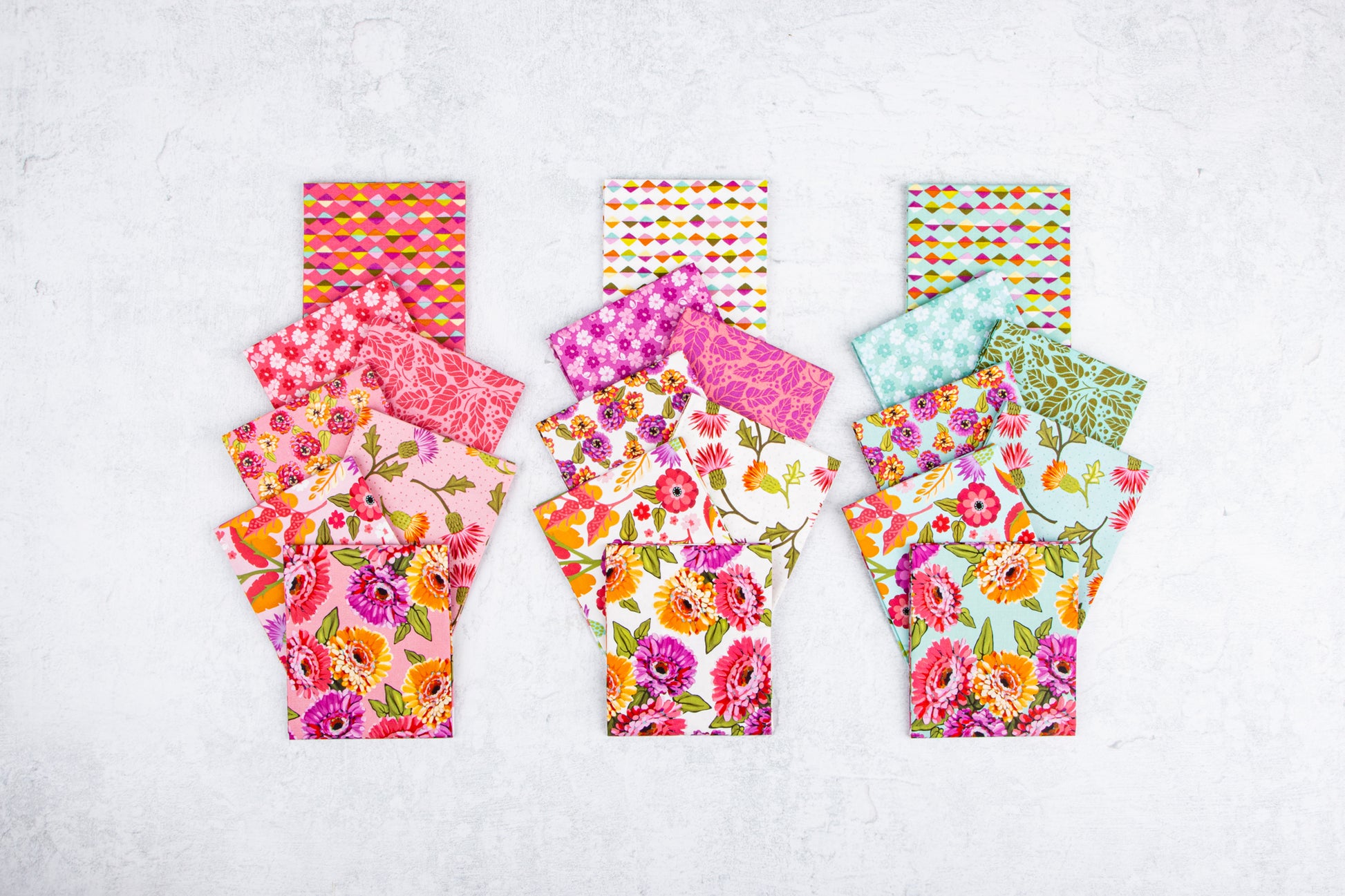 Zinnias Fabric Collection by Lila Tueller for Riley Blake Designs at Lily Bella Fabrics