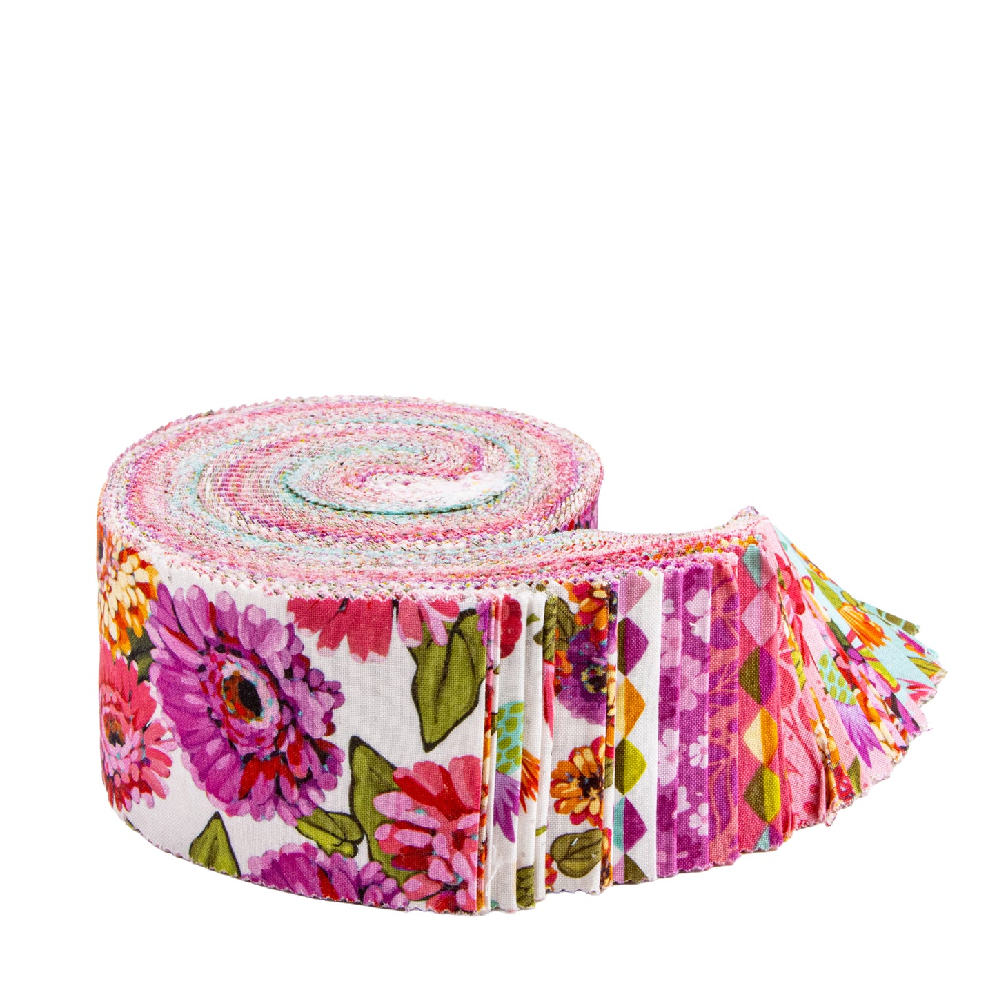 Zinnias Rolie Polie (40 pieces) by Lila Tueller for Riley Blake Designs (RP-16690-40)